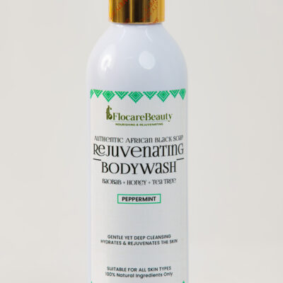 FLOCAREBEAUTY BLACKSOAP BODY WASH (PEPPERMINT)