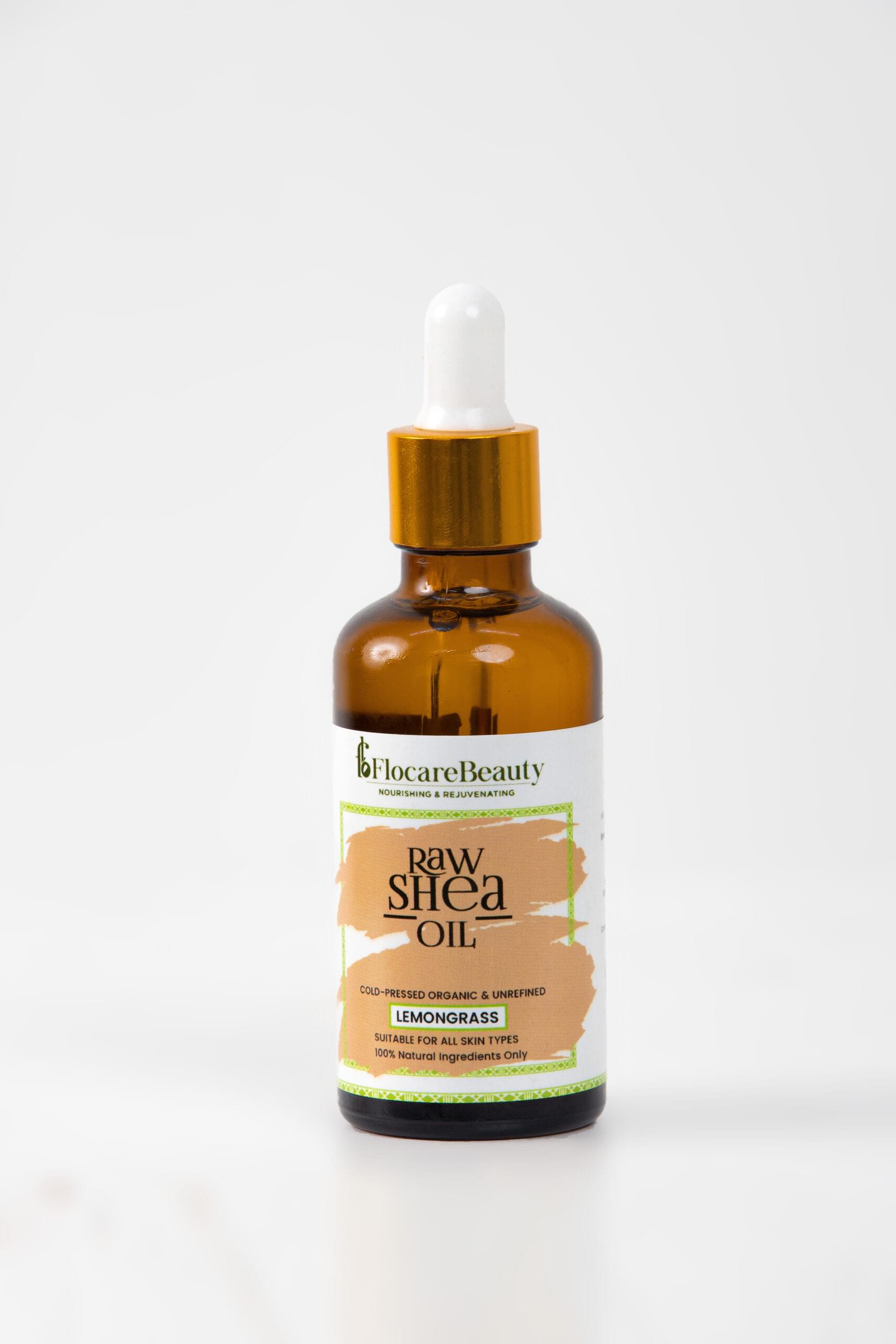 FLOCAREBEAUTY RAW SHEA OIL-LEMONGRASS (50ml)